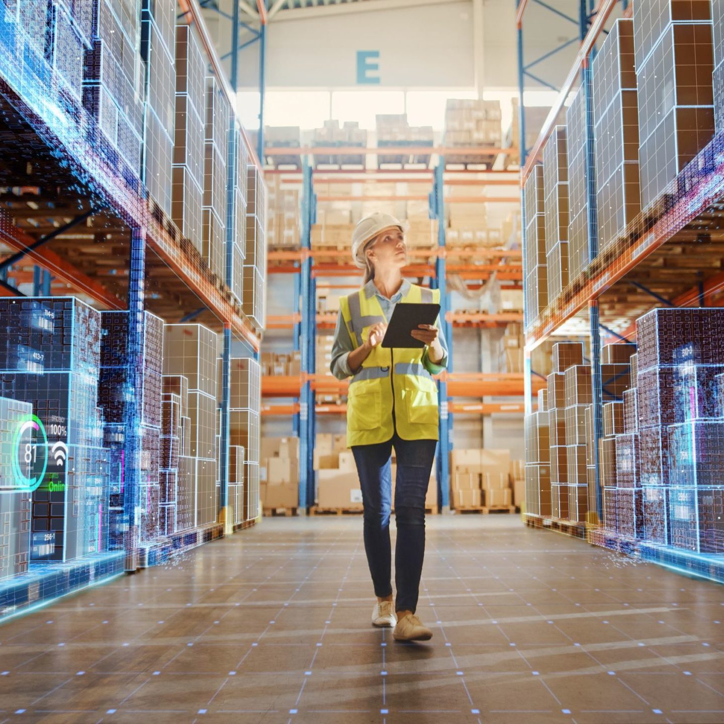 futuristic-technology-retail-warehouse-worker-doing-inventory-walks-when-digitalization-process-analyzes-goods-cardboard-boxes-products-with-delivery-infographics-in-logistics-distribution-center